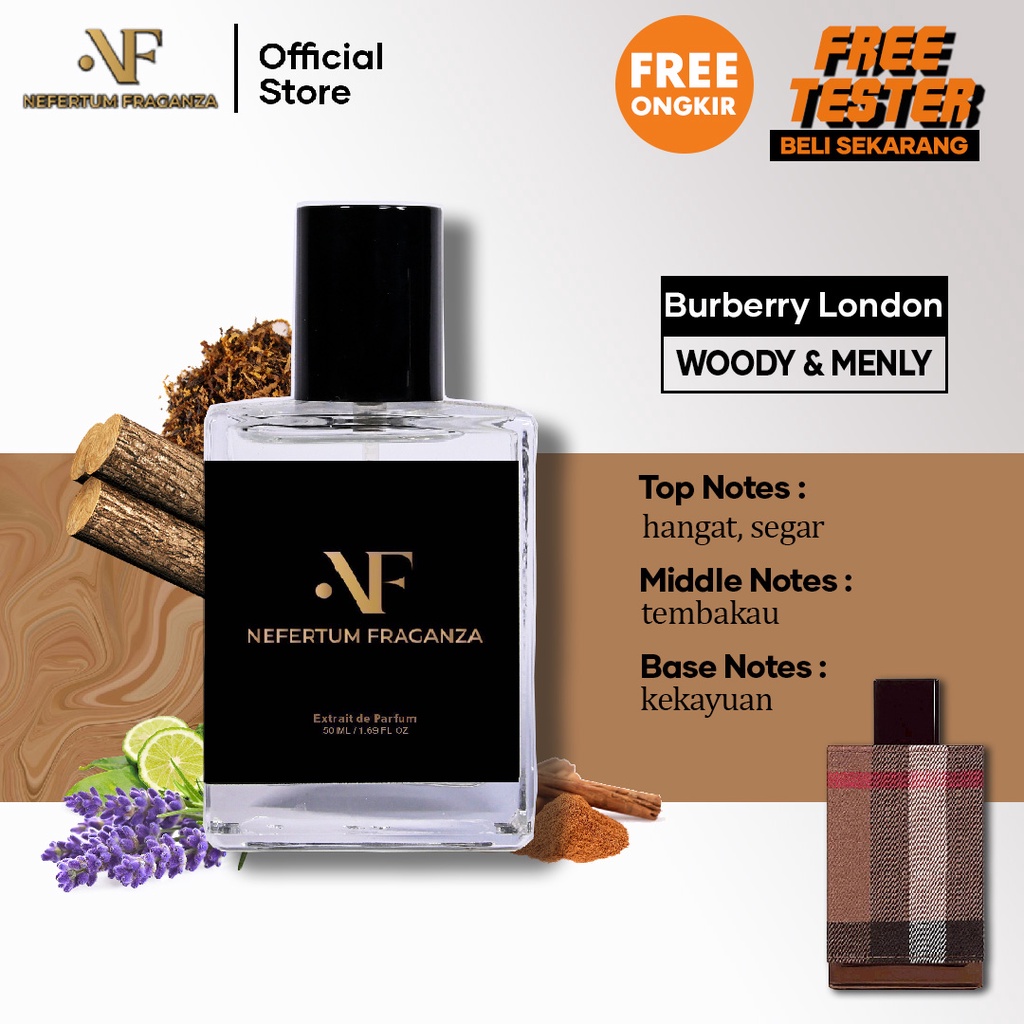 Jual NF PARFUME DUPE BURBERRY LONDON INSPIRED - PARFUM LAKI LAKI BRANDED  TAHAN LAMA 24 JAM - MINYAK WANGI PRIA COWOK NON ALKOHOL 100% ORIGINAL |  Shopee Indonesia