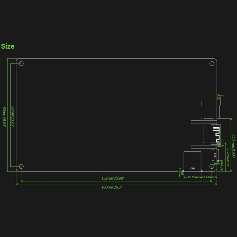 Zzz Monster8 32Bit Control Board Kartu Kontrol 8Axis Untuk Voron VS 3D Printer Part