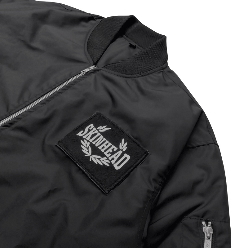 Jaket Bomber | Skinhead Emblem Patch Multifungsi