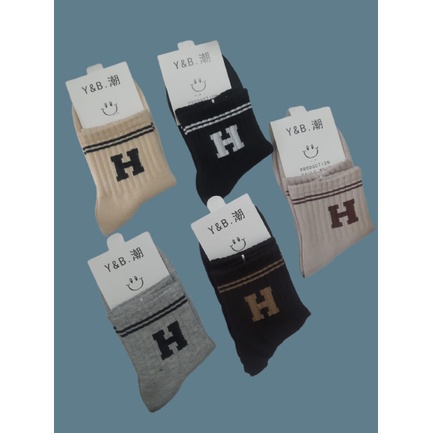 KAOS KAKI Y&amp;B MOTIF KAOS KAKI WANITA BEST BRAND NYAMAN DI PAKAI TEBAL BAHANNYA