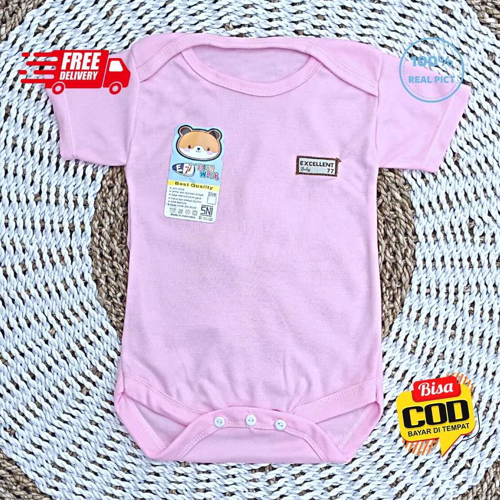 Jumper Bayi Segitiga PINK SERIES Newborn 0 - 3 Bulan merk SNI EXCELLENT 77