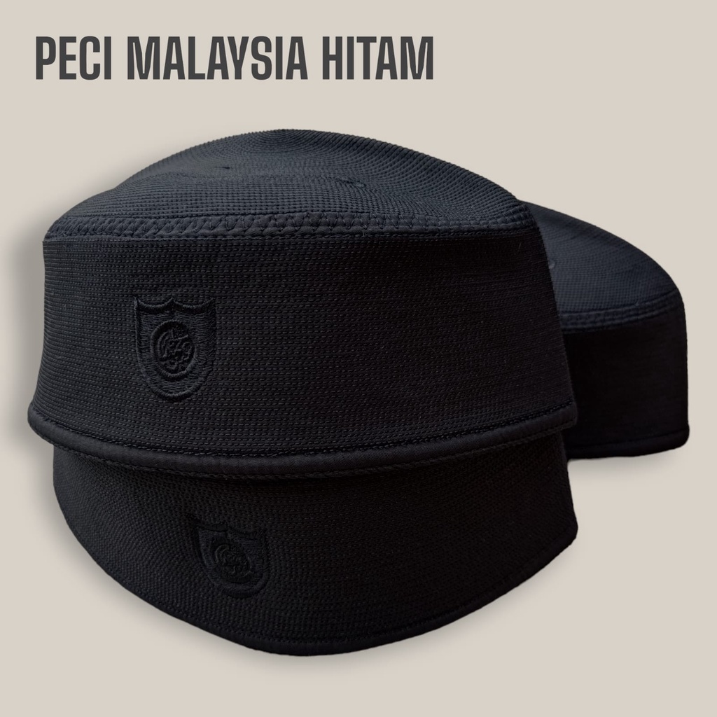 Kopyah Hitam Peci Hitam Songkok Hitam Malaysia
