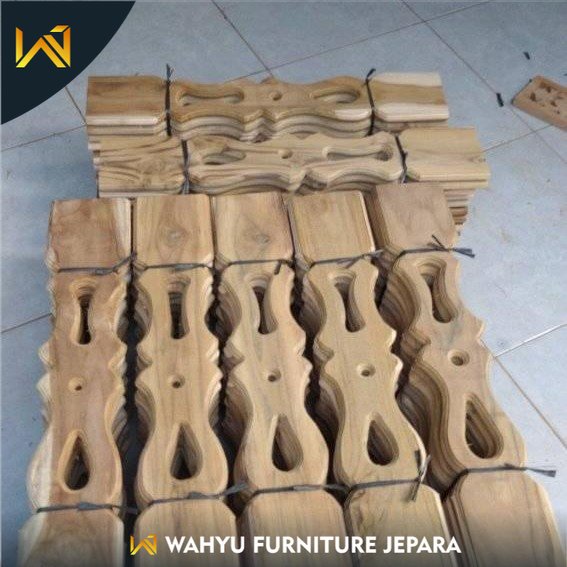 pagar kayu jati minimalis murah furniture jepara