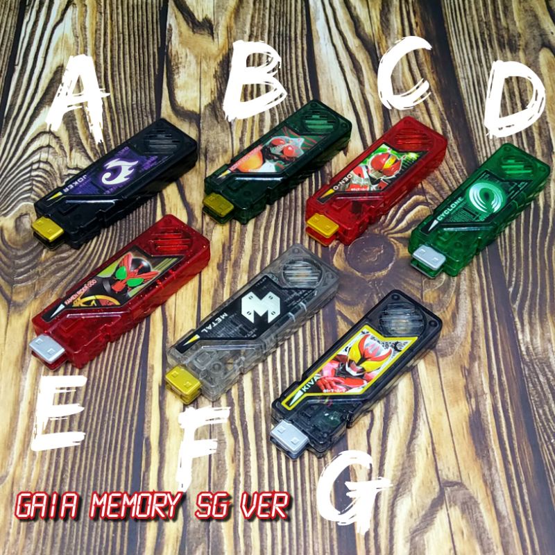 Gaia Memory SG version Harga Satuan BANDAI Japver