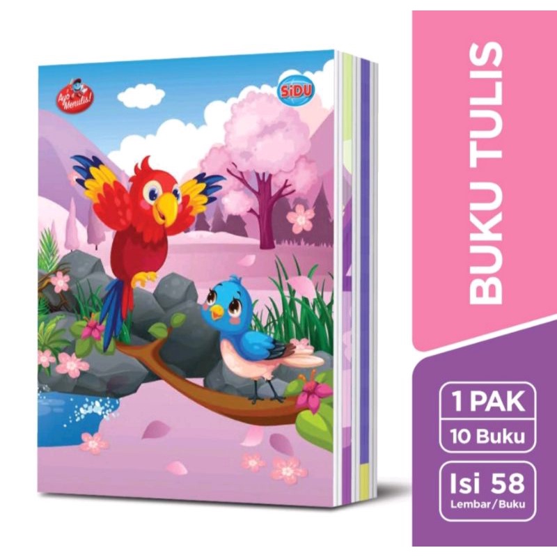 

Buku Tulis SIDU 58 Lembar Sinar Dunia ( isi 10 pack )