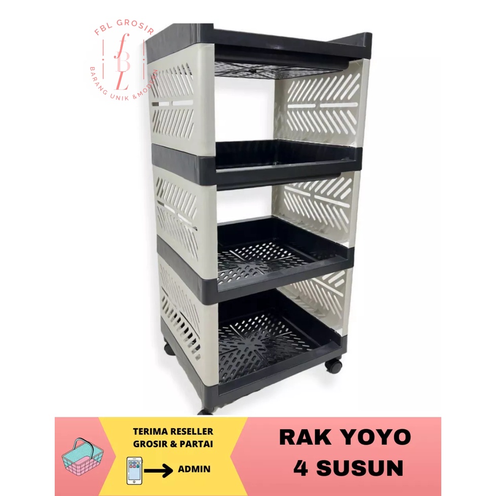 RAK YOYO 4 SUSUN SERBAGUNA / RAK APARTEMEN / RAK SERBAGUNA FBL