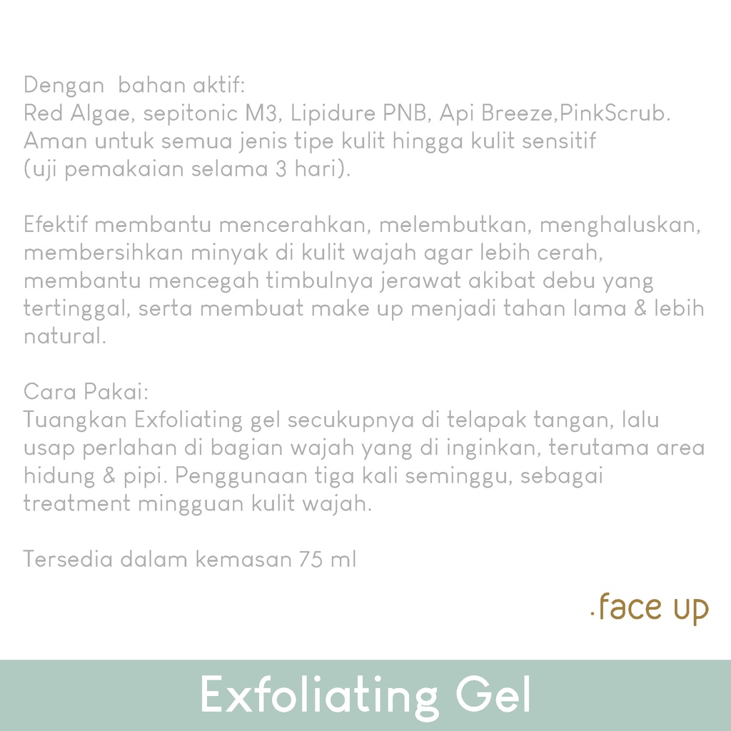 FACE UP SINERGIA EXFOLIATING SCRUB