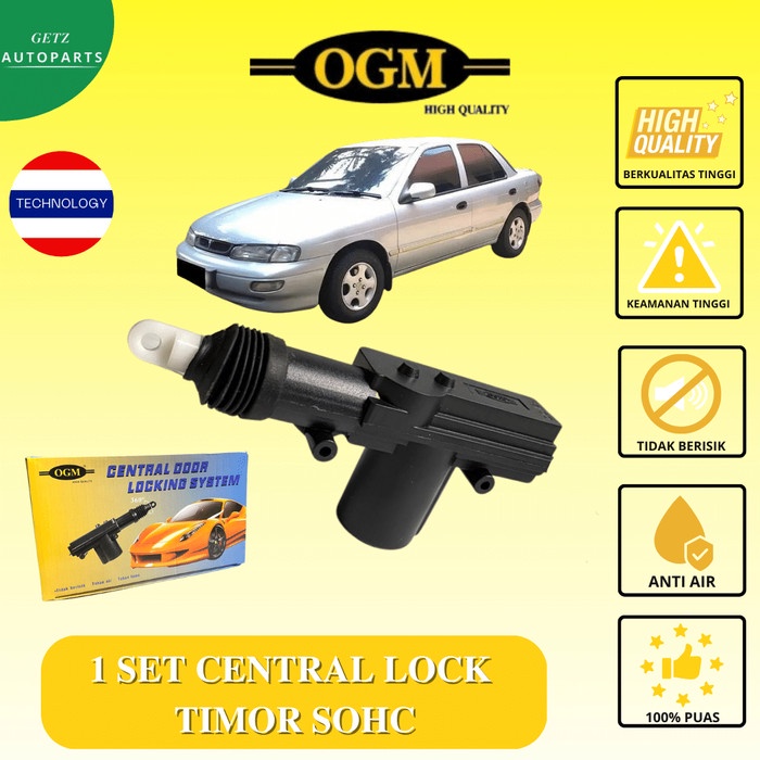 Central Lock Sentral Lock Central Door Lock System Centrallock Komplit 4 Pintu Kunci Mobil Timor SOH