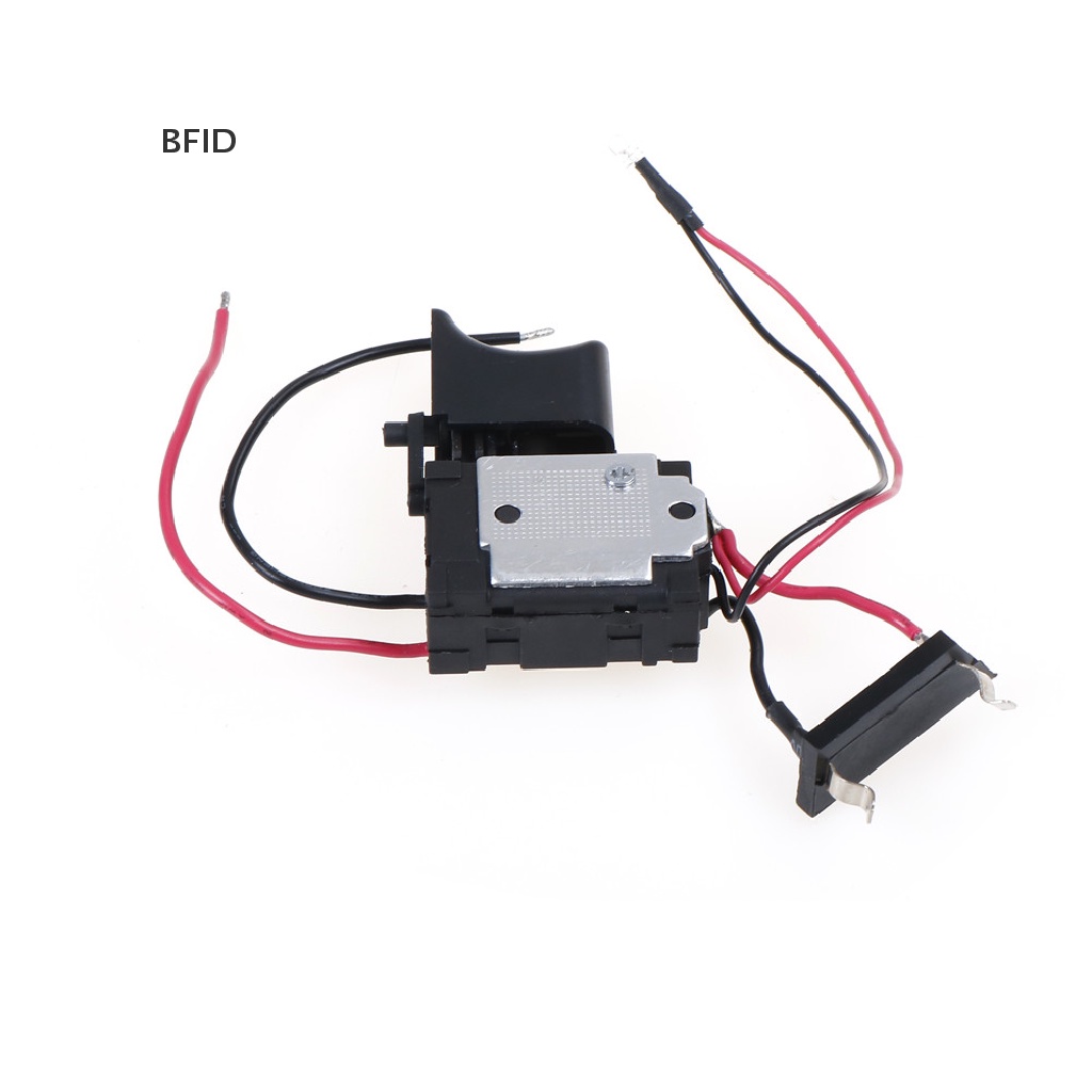 [BFID] Dc 7.2-24V Bor Listrik Tahan Debu Kontrol Kecepatan Tombol Tekan Saklar Pemicu [ID]