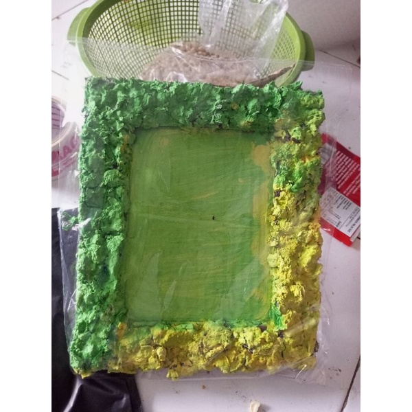 pigura bubur kertas / Daur ulang kertas