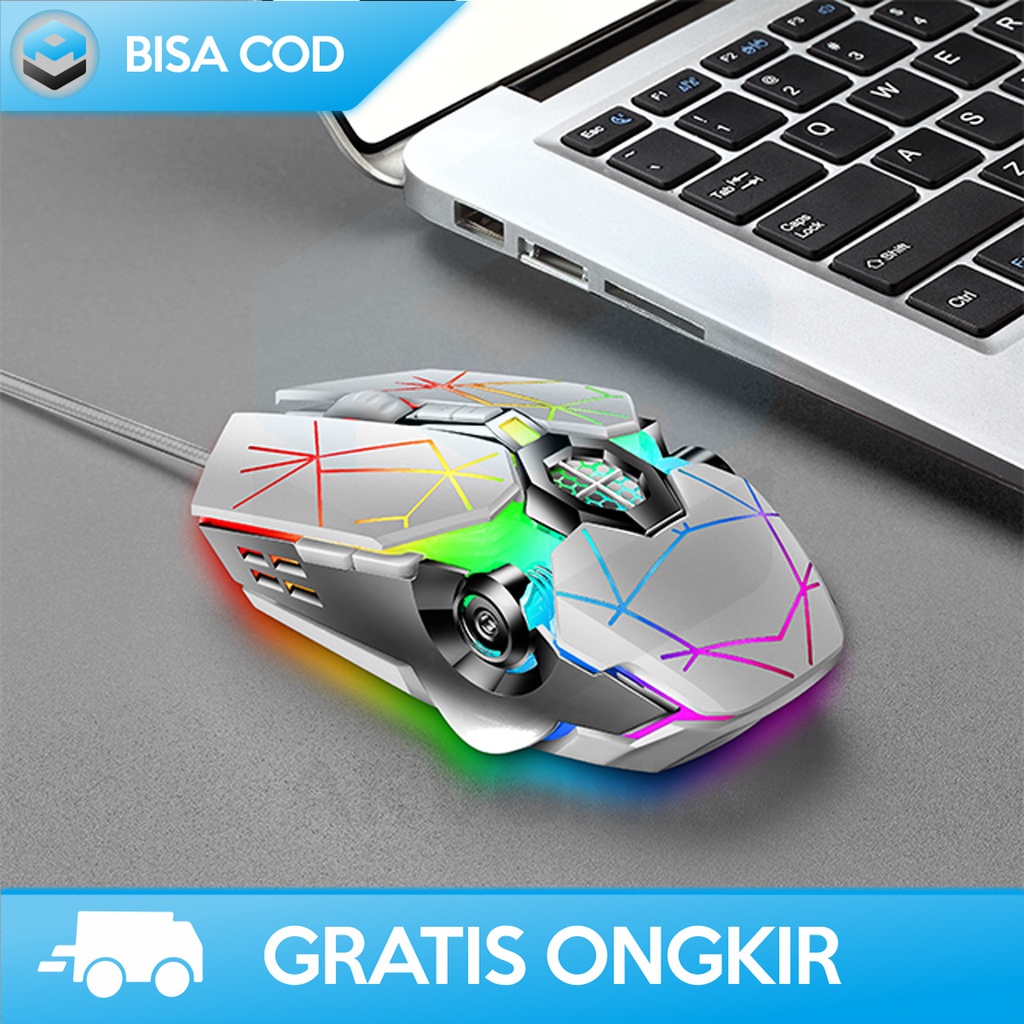 MOUSE GAMING WIRED S30 MECHANICAL MOUSE FOR ESPORTS 3200DPI ANTI SLIP