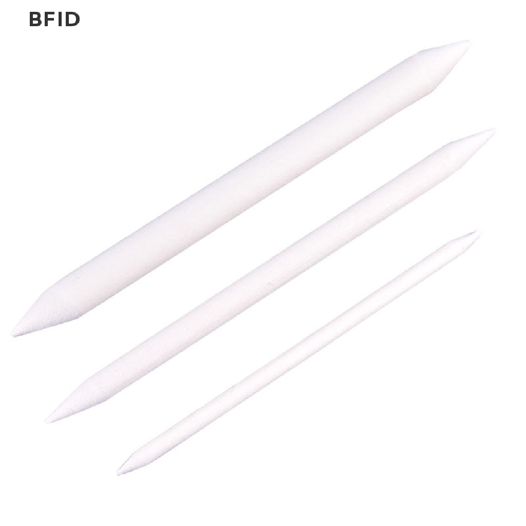 [BFID] 6pcs/set Blending Smudge Stump Stick Tortillon Sketch Art Arang Gambar Putih [ID]