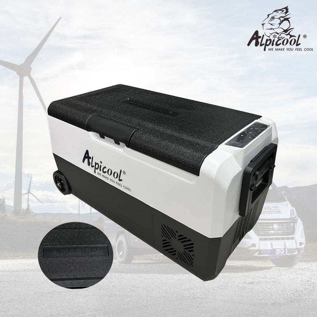 Kulkas Portable Alpicool T36 36L Freezer Mobil Campervan Freezer Mobil Motorhome