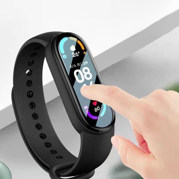 Screen Guard 3D Premium Quality For Xiaomi Mi Band 7 6 5 Anti Gores Pelindung Layar Tempered Glass