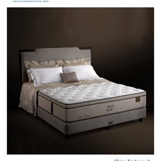 King Koil Chiro Endorsed Kasur Springbed Kasur Saja - Ukuran 100x200