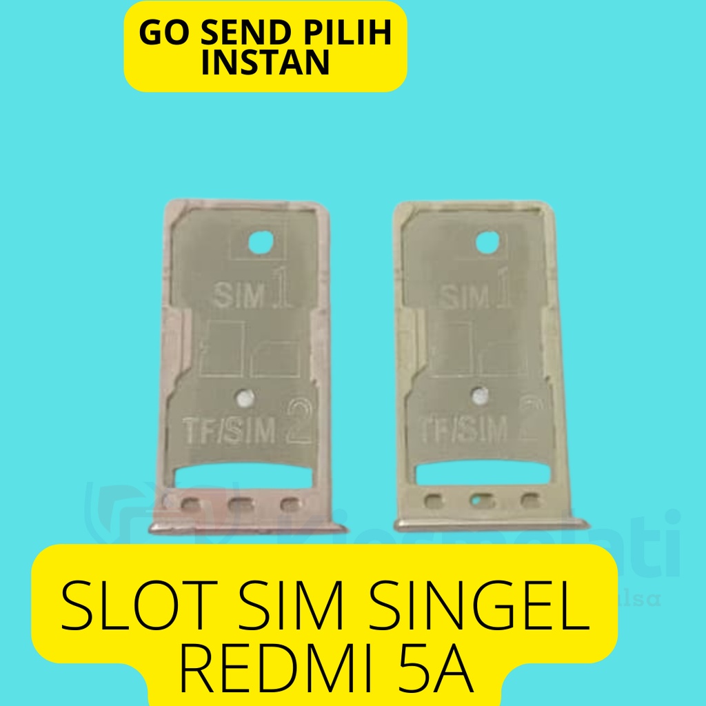 SIM Tray Slot Sim Card dudukan XIAOMI REDMI 5A ORIGINAL