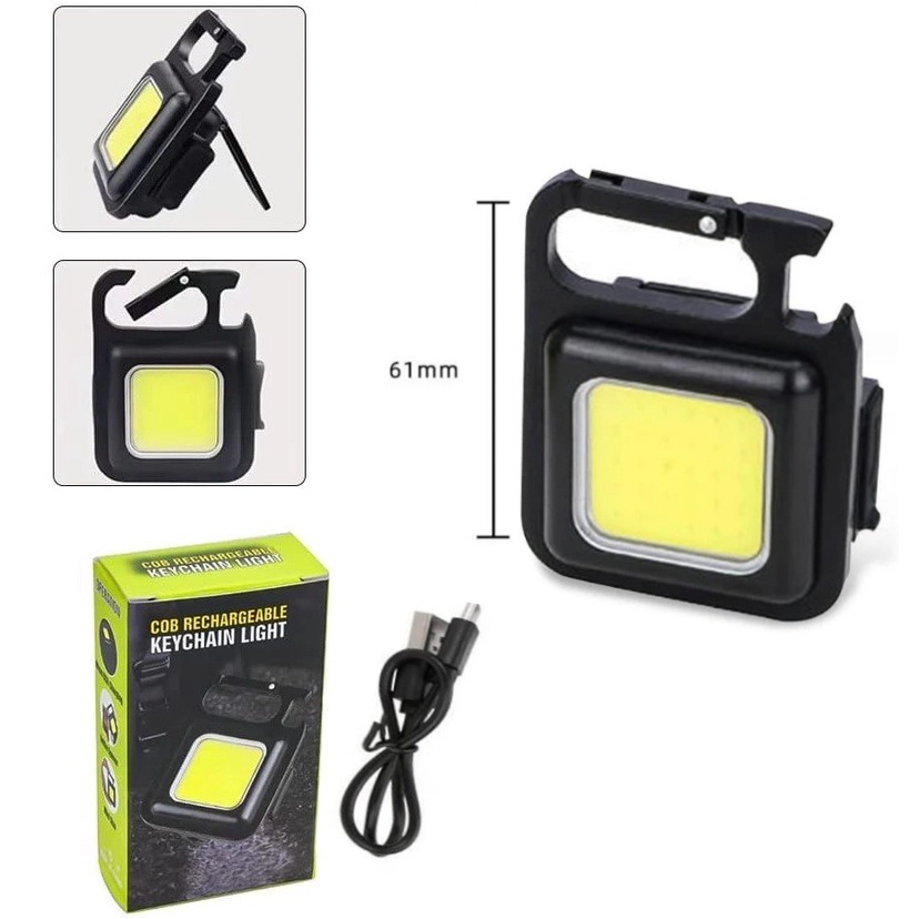 Lampu Camping LED Gantungan Kunci Senter Key Light Portable