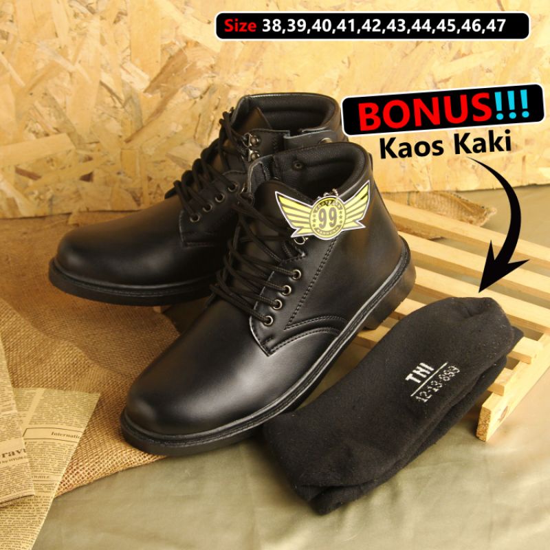 SEPATU PANTOFEL KILAP&amp;DOP SECURITY SEPATU PDH DINAS KANTOR KERJA