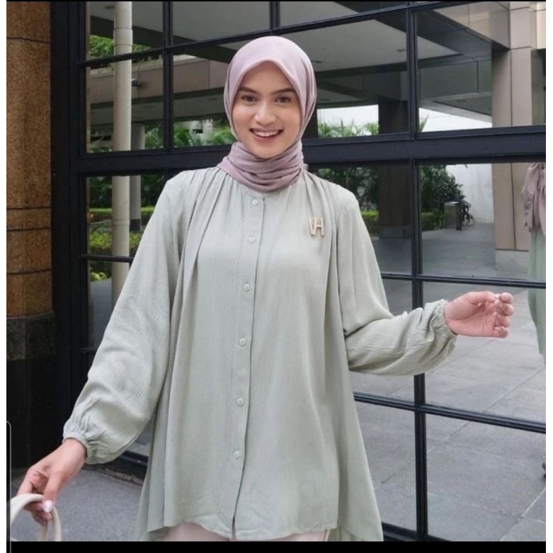 Blouse Yoryo Sage Vanilla Hijab