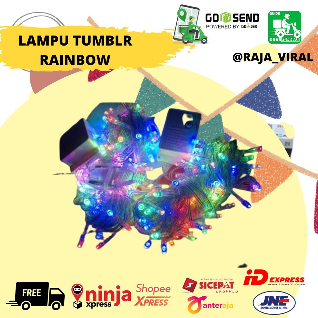 Lampu Tumblr Rainbow