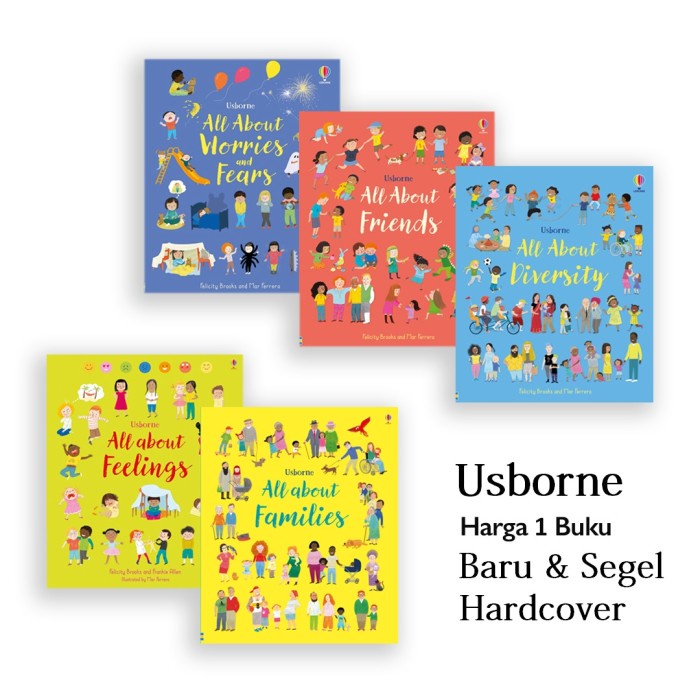 Guh Buku All About Feelings Series Usborne Hardcover Bahasa Inggris