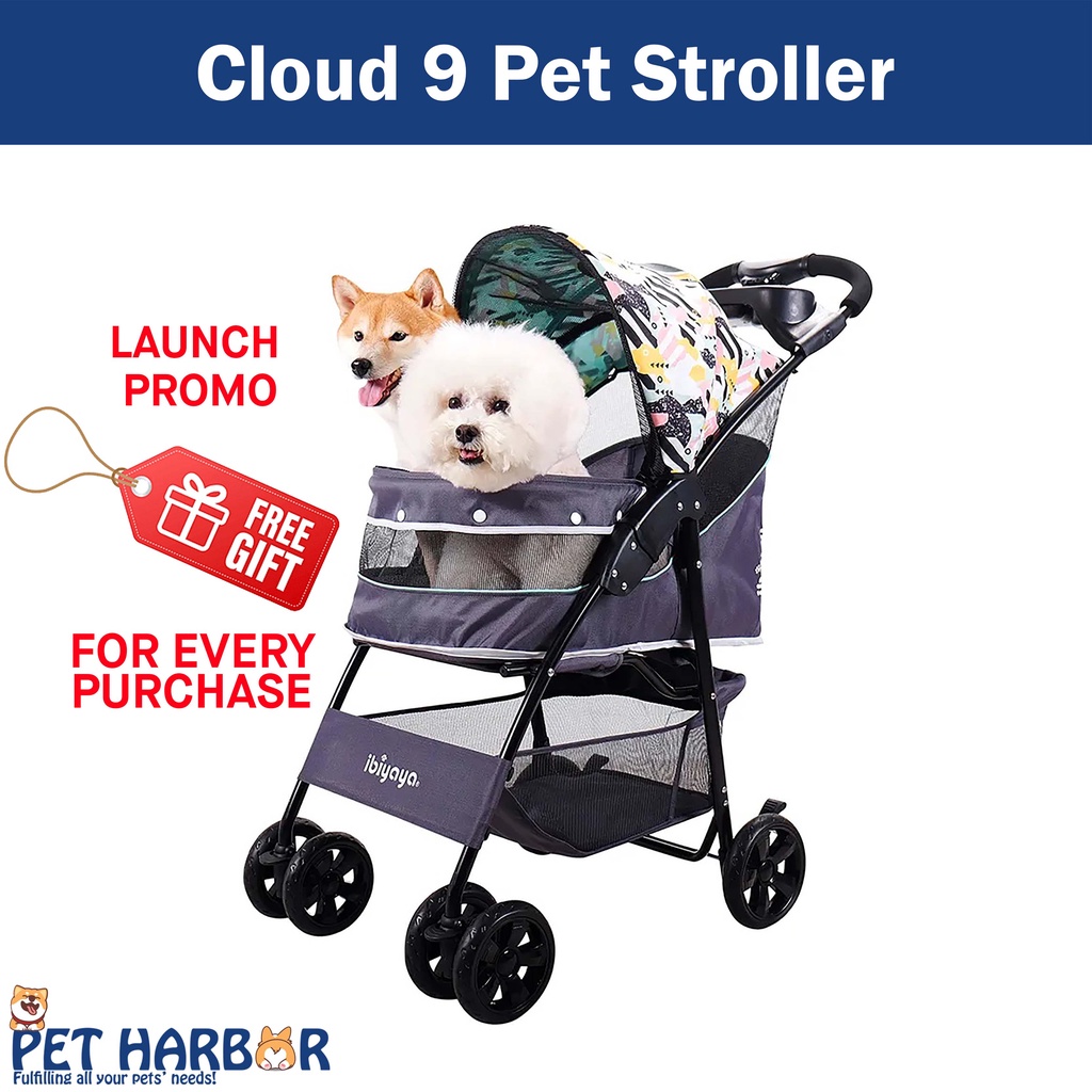 IBIYAYA Cloud 9 Pet Stroller | Pet Cargo | Stroller Anjing