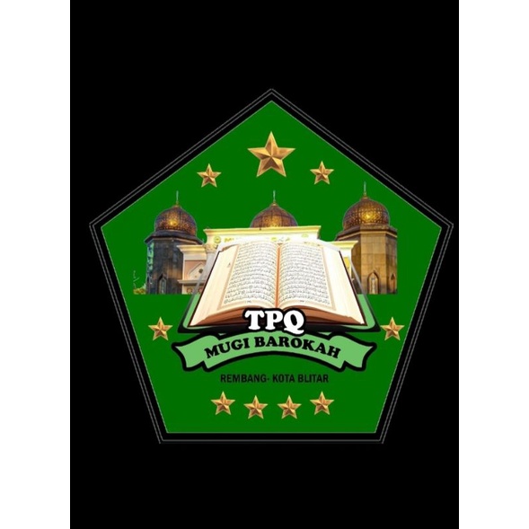 TAMBAH LOGO SELEMPANG WISUDA LEHER