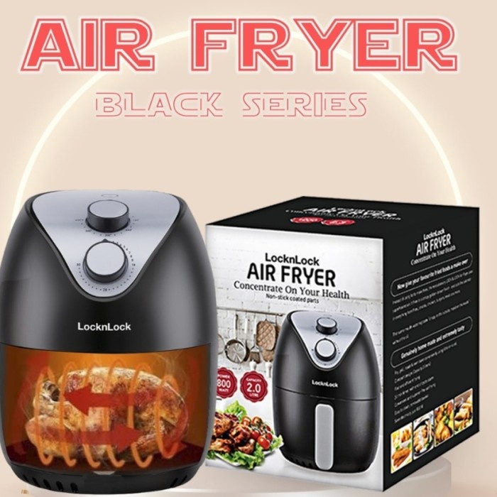 Fryer Lock N Lock Air Fryer Black Series