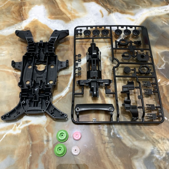 Rep.Tamiya MA Chassis, Chassis MA Tamiya - Black Color