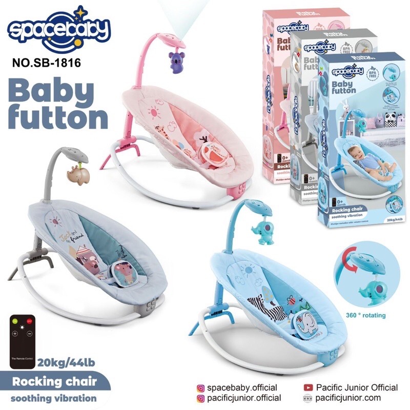 Spacebaby - Bouncer Rocking Baby Futton  SB 1816