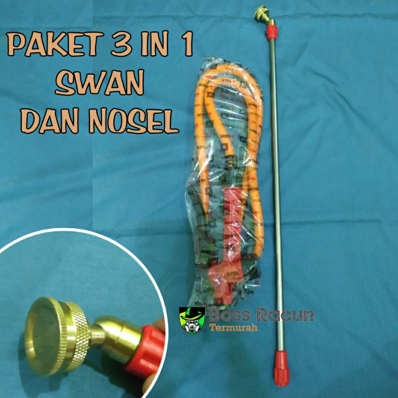 PAKET SPRAYER SWAN- PAKET KRAN SELANG STIK NOSEL SWAN ELEKTRIK DAN MANUAL 14LITER 16 LITER/ SPRAYER SWAN ELEKTRIK MANUAL/ SELANG STIK KRAN SWAN