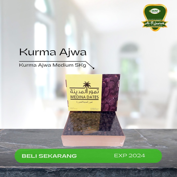 

KURMA AJWA MADINAH MEDIUM 5KG