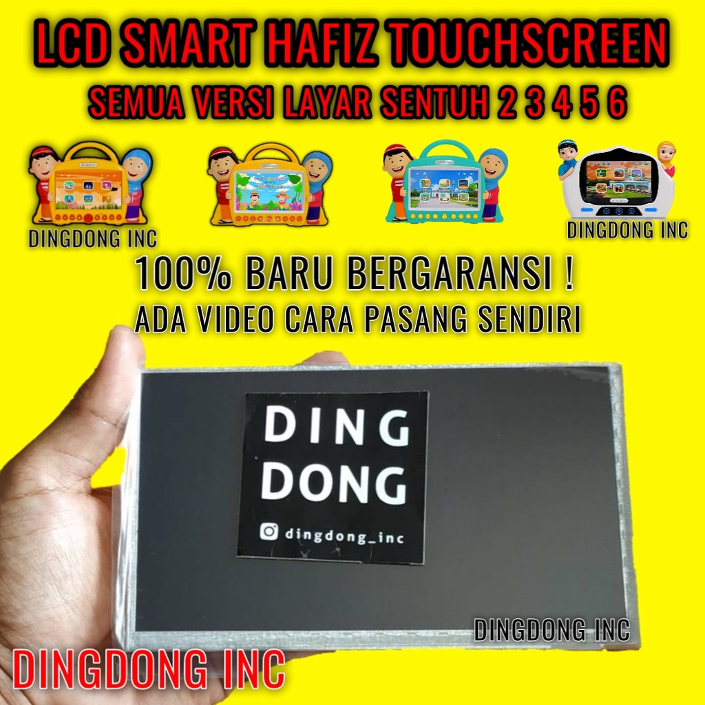 SMART HAFIZ LCD TOUCHSCREEN VERSI 2 3 4 5 6 LAYAR SENTUH BARU SMARTHAFIZ RESSA GARANSI