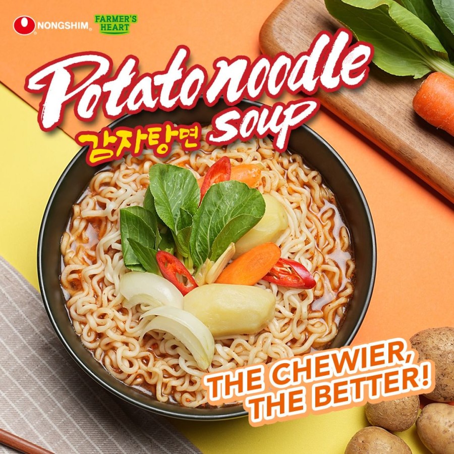 MIE INSTANT KUAH NONGSHIM POTATO NOODLE SOUP 110GR HALAL