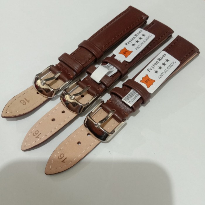 STRAP WATCH / TALI KULIT PEYTON ROUS CALFSKIN ANTI ALLERGIC SIZE 12 MM - 24 MM