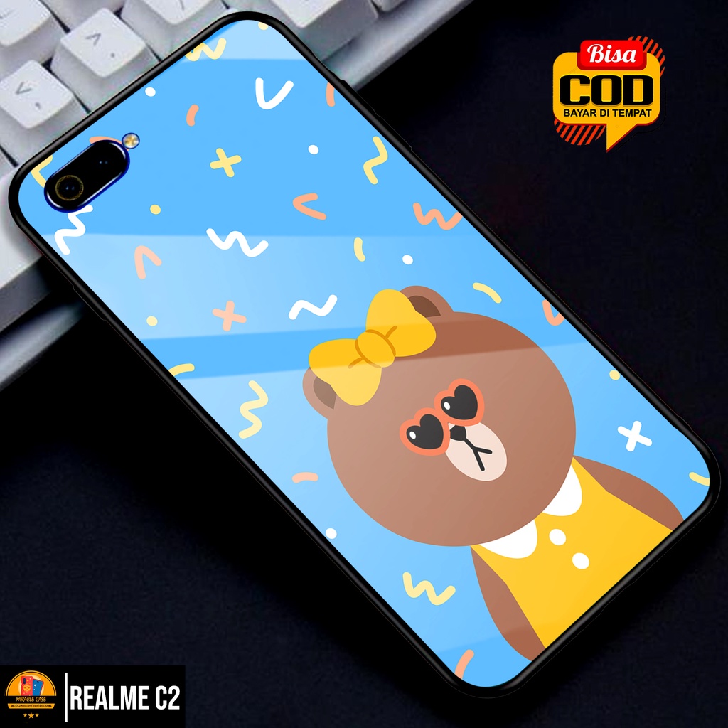 Case REALME C2 - Casing REALME C2 Terbaru 2022 MIRACLE CASE [ wbb ] Silikon REALME C2 -  Case Hp - C