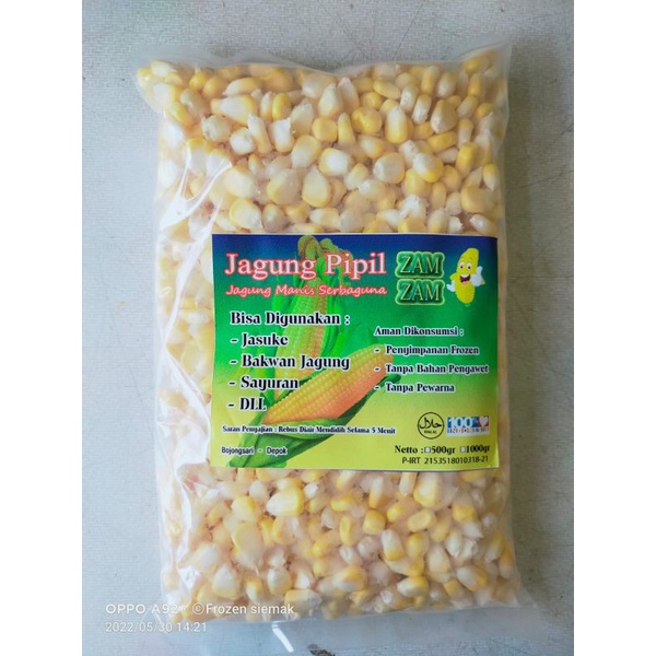 Jual Jagung Manis Pipil By Zam Zam Uk 500 Gram Shopee Indonesia 9504