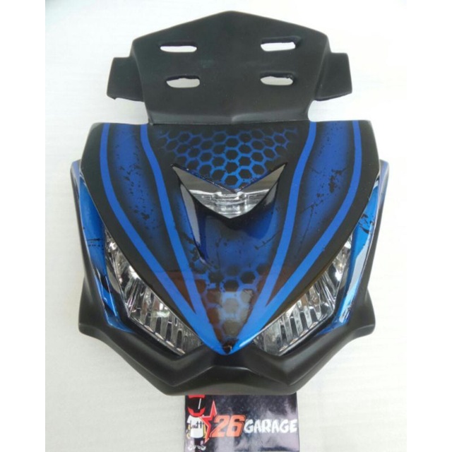 HEADLAMP LAMPU DEPAN Z1000 V2 CUSTOM AIRBRUSH