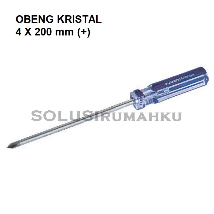 Obeng Kristal 4 x 200 mm (+) LAKONI PRO / Obeng Lakoni 700899/ PHOX200