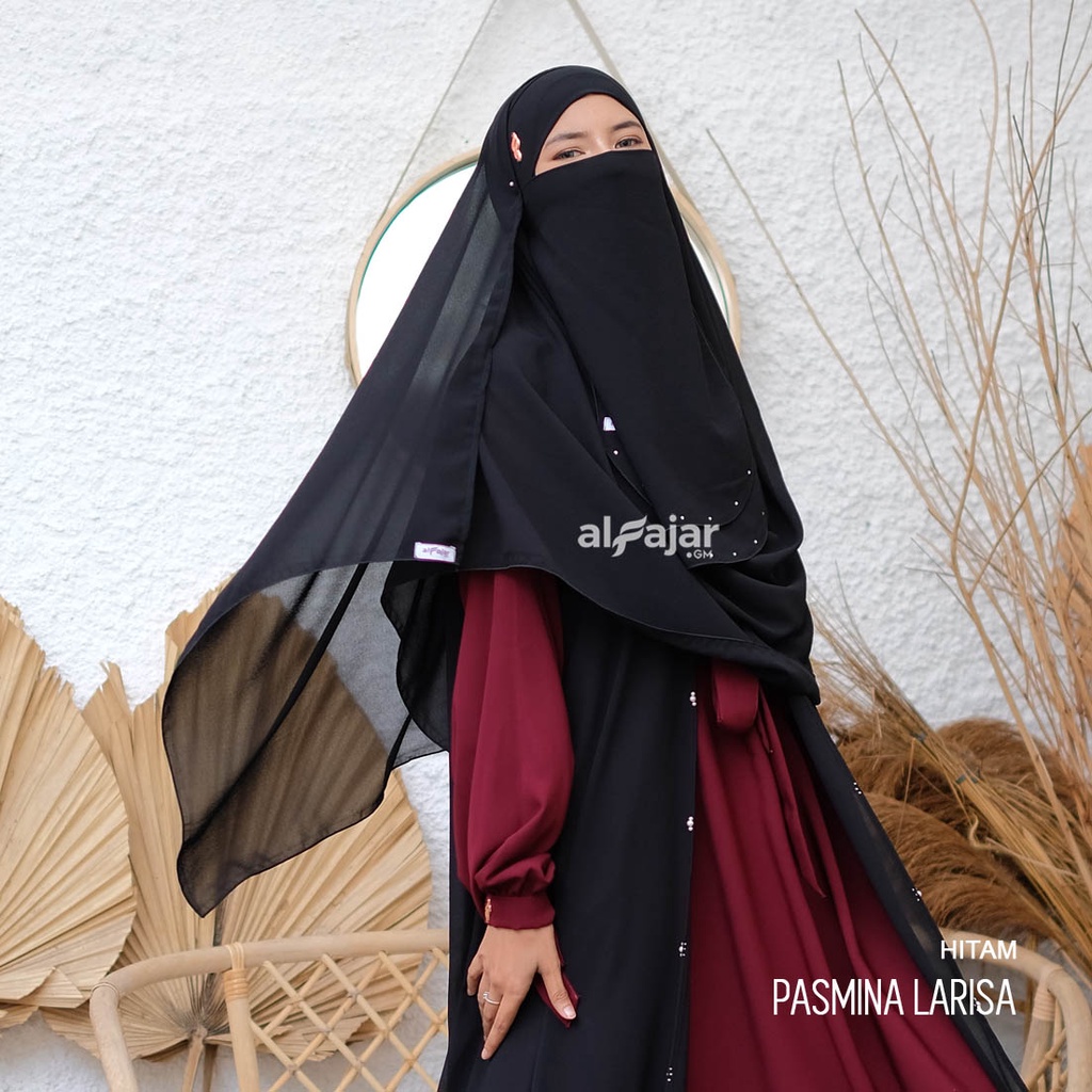 Jilbab Pasmina Larisa Ceruty Babydoll by Alfajar Free Cadar