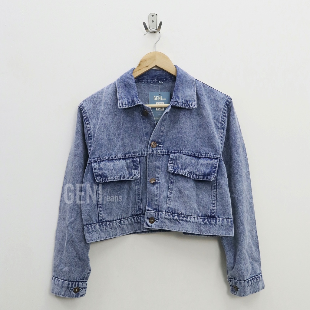 Carby flow jacket jeans wanita by Genijeans