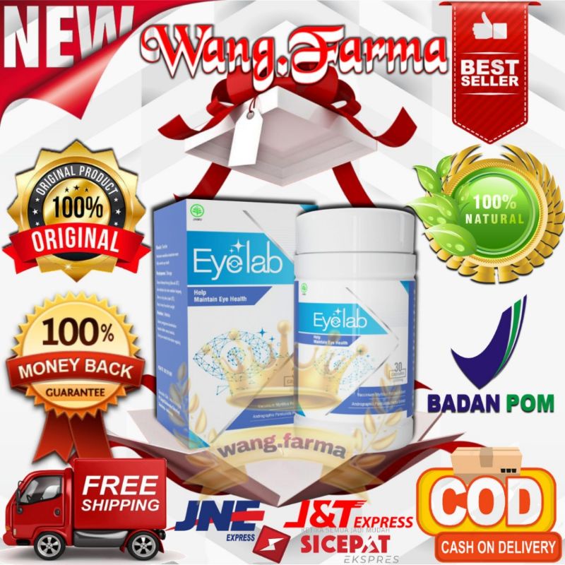 EYELAB ASLI ORIGINAL OBAT MATA MINUS RABUN KATARAK BPOM RESMI