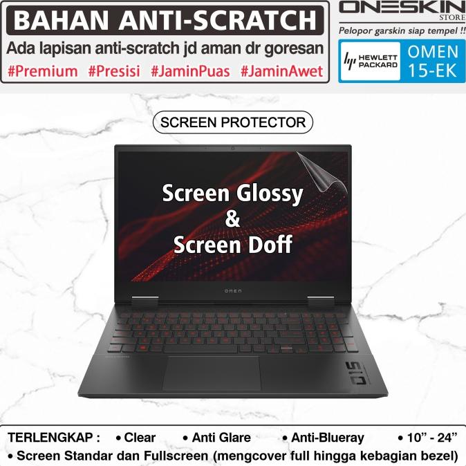 Pelindung Screen Protector HP Omen 15-ek ek0106tx ek1035tx Glossy Doff