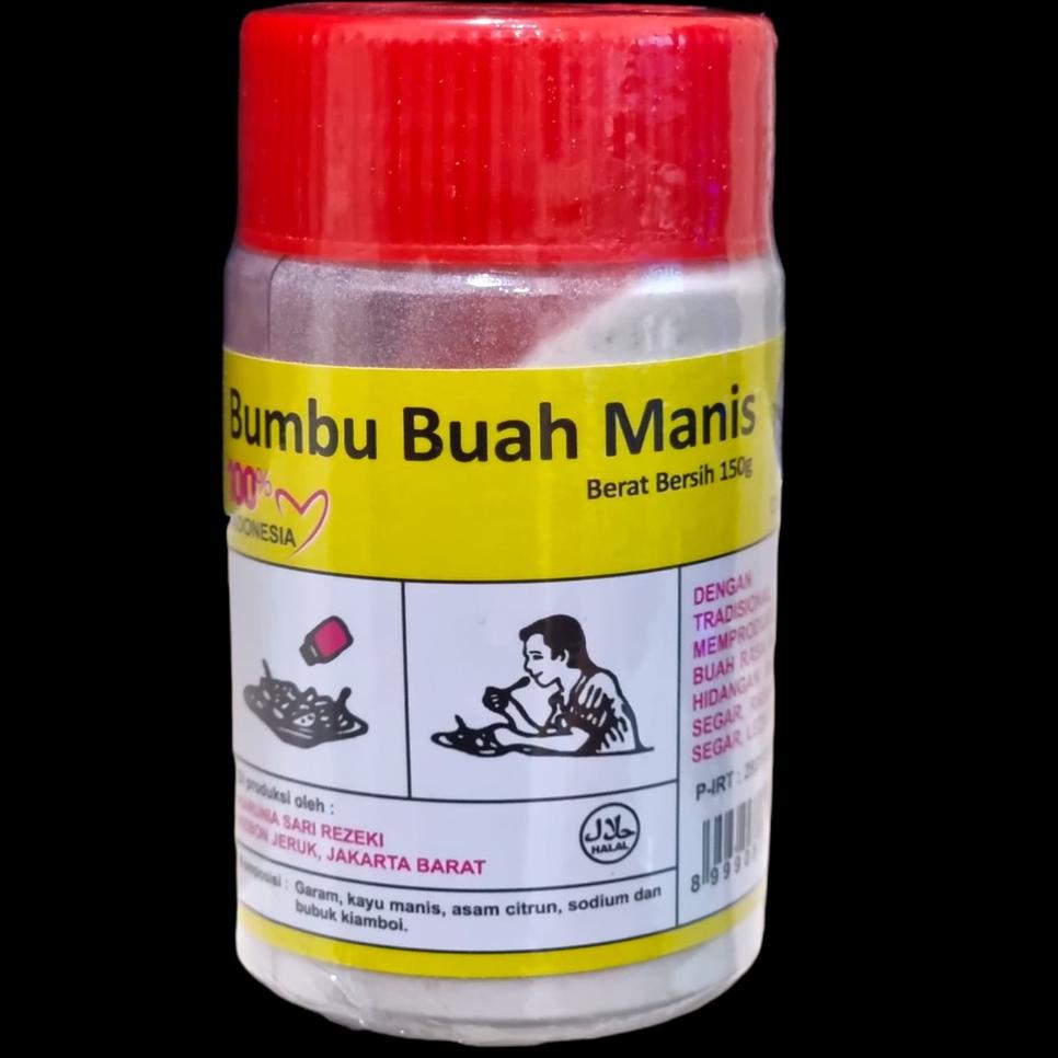 

[KODE 77] bumbu rujak garam buah jambu kristal rasa kiamboi kemasan per botol