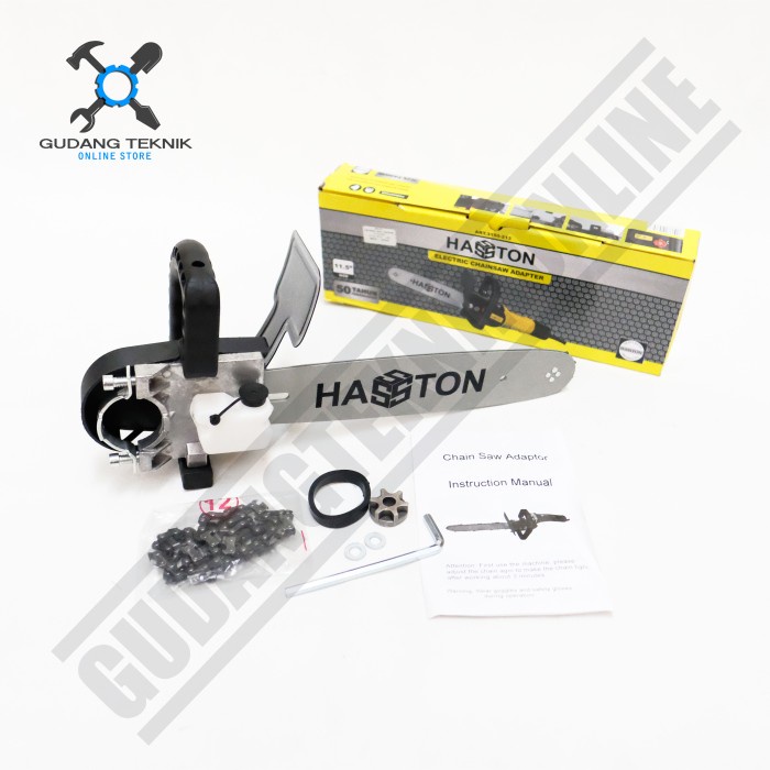 Adapter Mesin Gerinda Tangan Jadi Gergaji Chainsaw Mini 11.5&quot; 3150-213 HASSTON PROHEX / Electric Chain Saw Adaptor 11.5 Inch 3150 213 HASSTON PROHEX