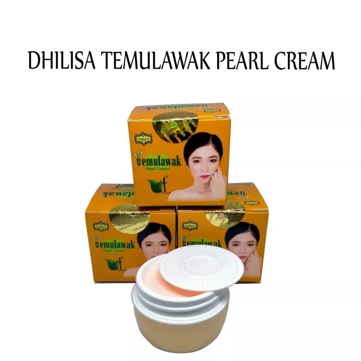 3 PCS - CREAM TEMULAWAK DHILISA - PEARL CREAM DHILISA