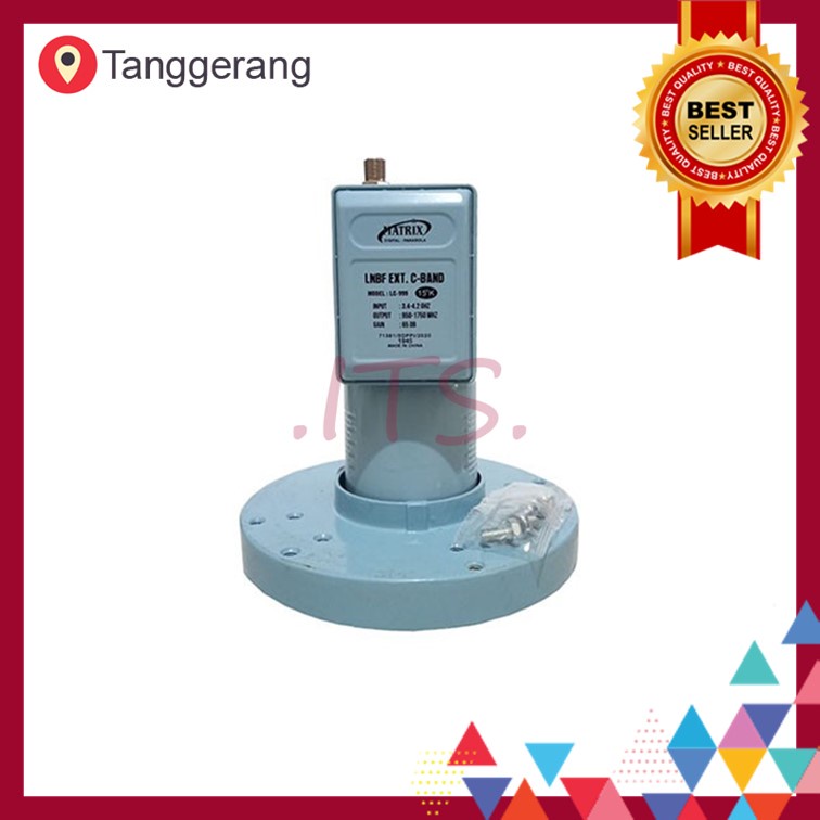 Bergaransi LNB C Band Single Out LC-999 1Satelite 1Receiver Matrix ITS