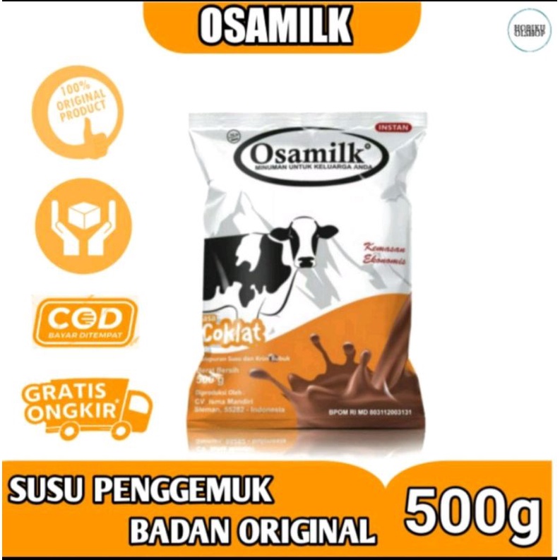

PROMO!!COD!! VIRAL OSAMILK COKLAT TERLARIS TERMURAH 500grm