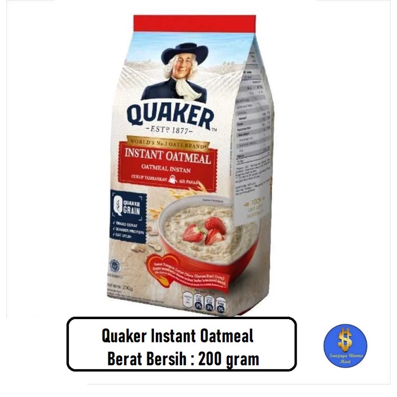 

Quaker Instant Oatmea 200grl-Oatmeal Instant Quaker