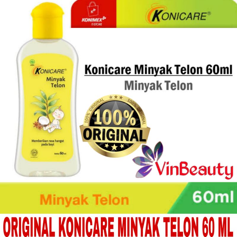 ORIGINAL MINYAK TELON KONICARE 60 ML / MINYAK TELON BAYI KONICARE 60ML